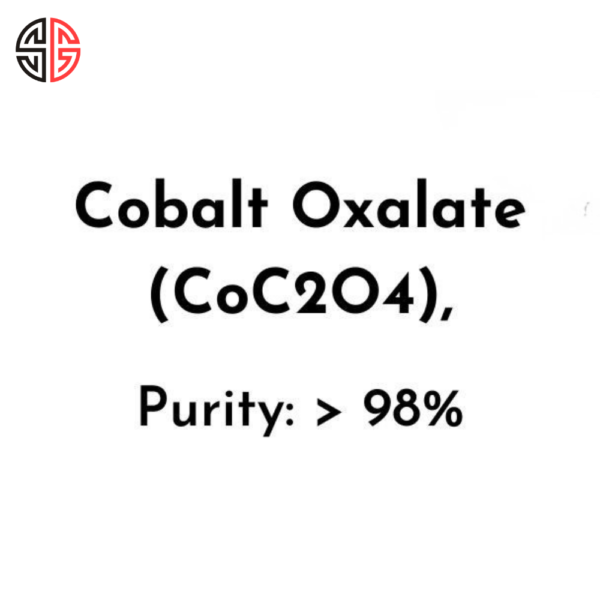 Cobalt Oxalate (CoC2O4), Purity: > 98%