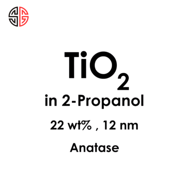 Titanium Dioxide (TiO2) Nanopowder/Nanoparticles Dispersion in 2-Propanol, Size: 12 nm, Anatase, 22 wt%