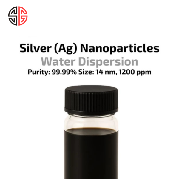 Silver (Ag) Nanopowder/Nanoparticles Water Dispersion, Purity: 99.99%, Size: 14 nm, 1200 ppm